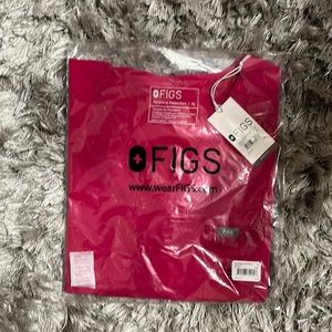 Figs xl scrubs in pink